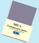 Plastic sheets (Mica) A4 of A6 formaat